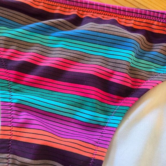 Victoria's Secret Striped Bandeau Halter Monokini, EUC - Picture 3 of 8